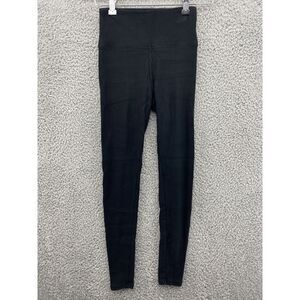 Orvis Women's Cozy High Rise‎ Fleece Lined Soft Black Yoga Leggings Size Small